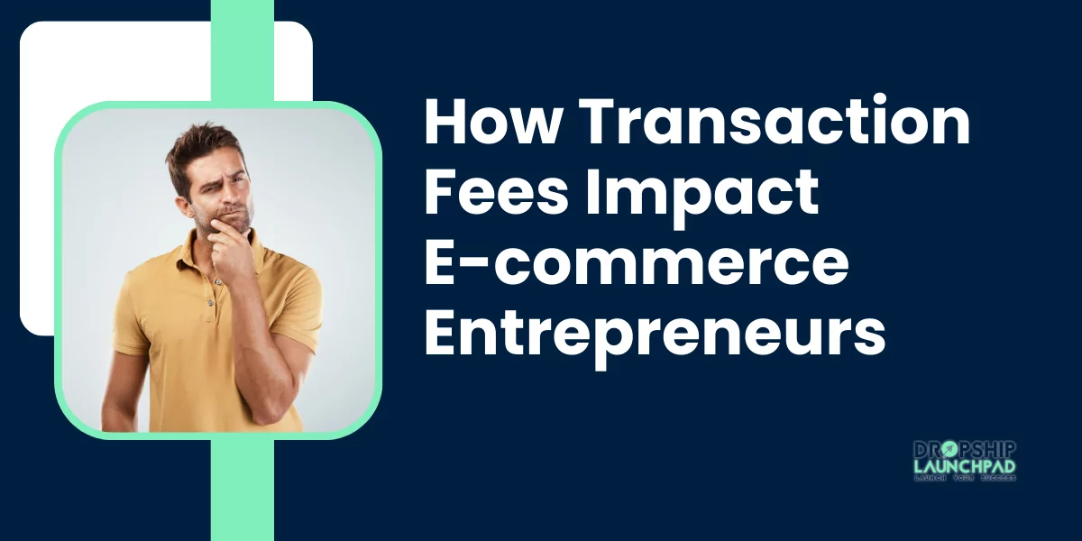How transaction fees impact e-commerce entrepreneurs?
