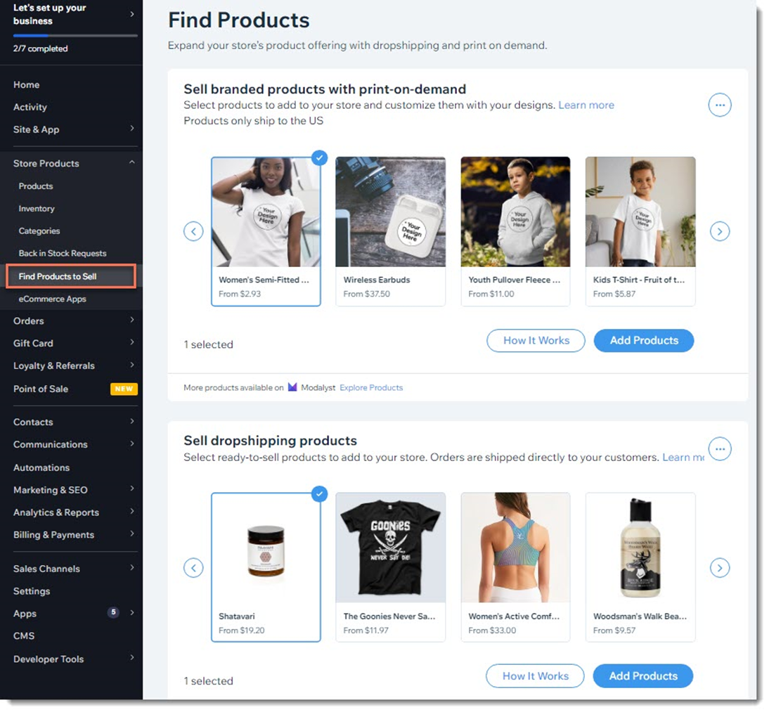 Shopify Apps for Dropshipping Apparel: Modalyst