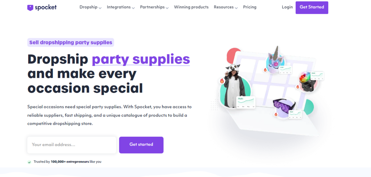 Best party decor dropshipping Suppliers: Spocket