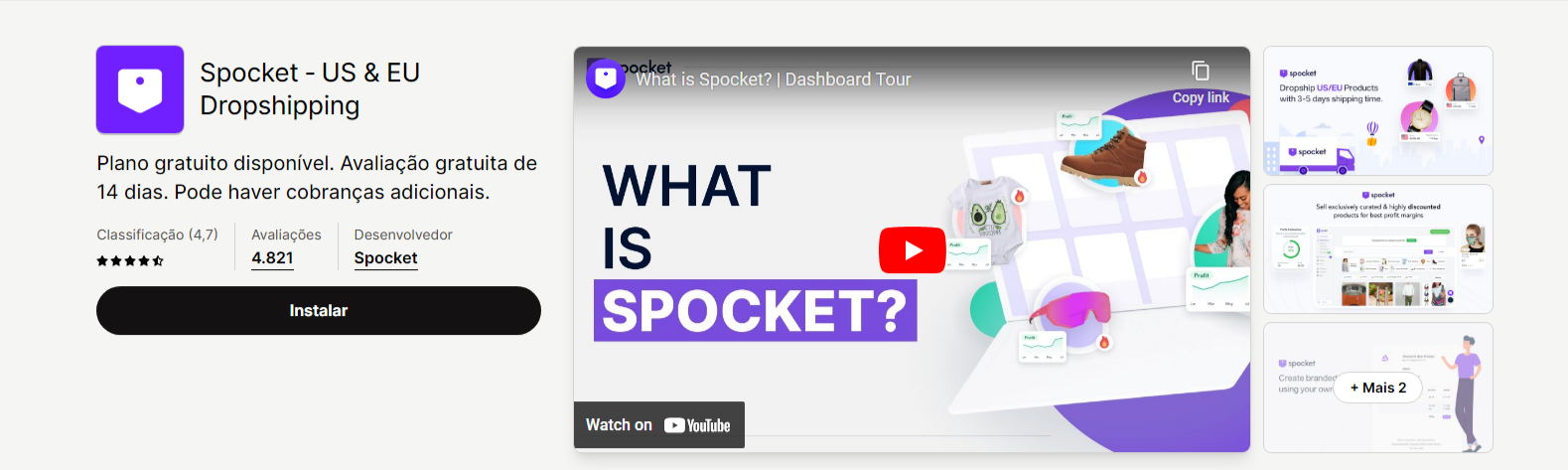 Shopify Apps: Spocket