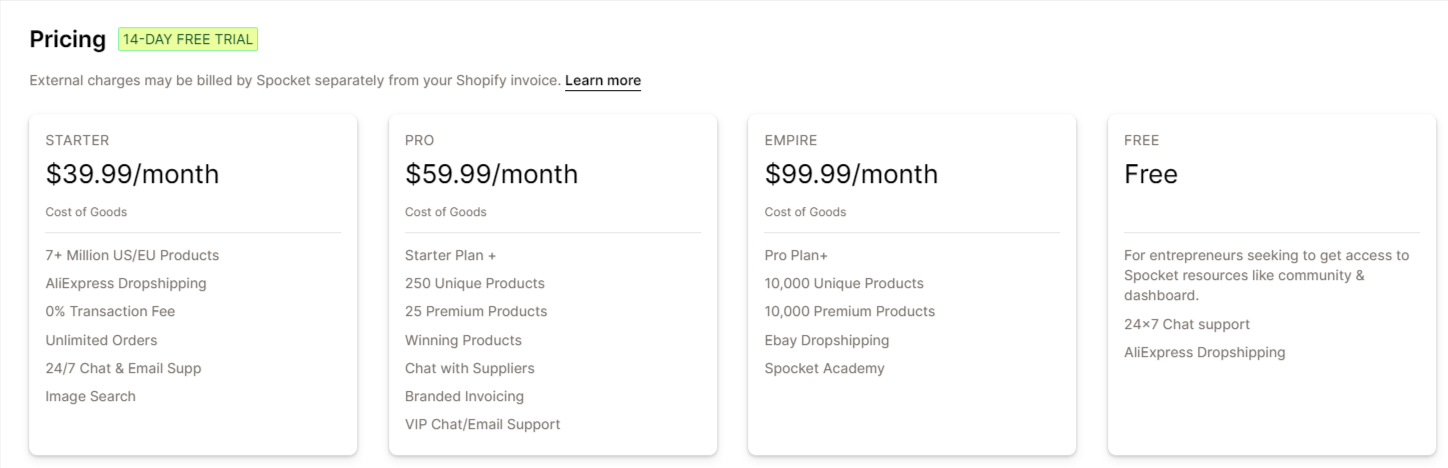 Best Free Dropshipping Apps for Shopify: Spocket ‑ US & EU Dropshipping