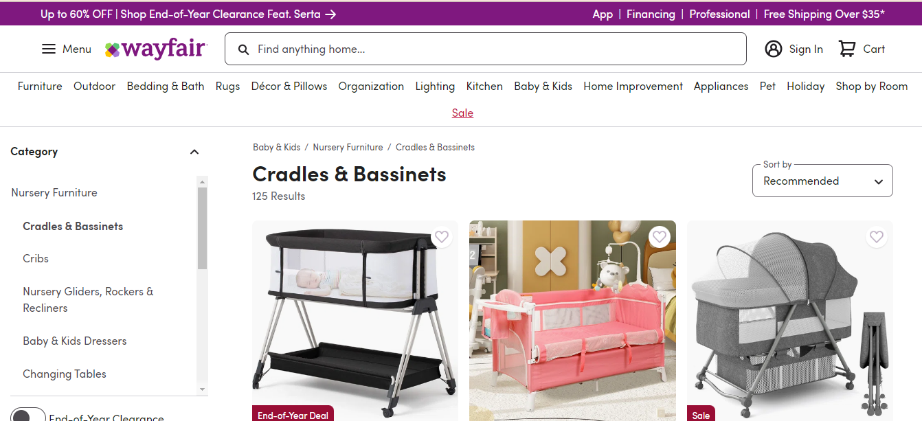 Wayfair: Elevate Your Dropshipping with Premium Baby Furniture