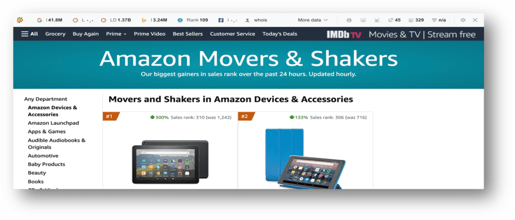 Amazon Movers & Shakers
