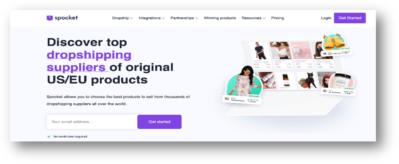 Dropshipping on Shopify With Spocket 