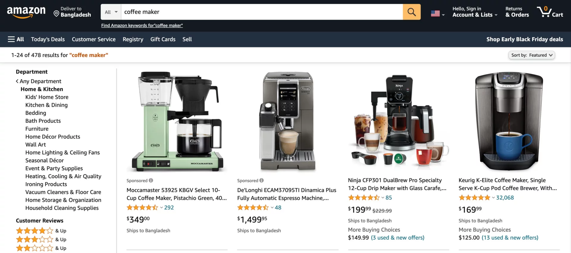 High ticket dropshipping product Coffee Maker 