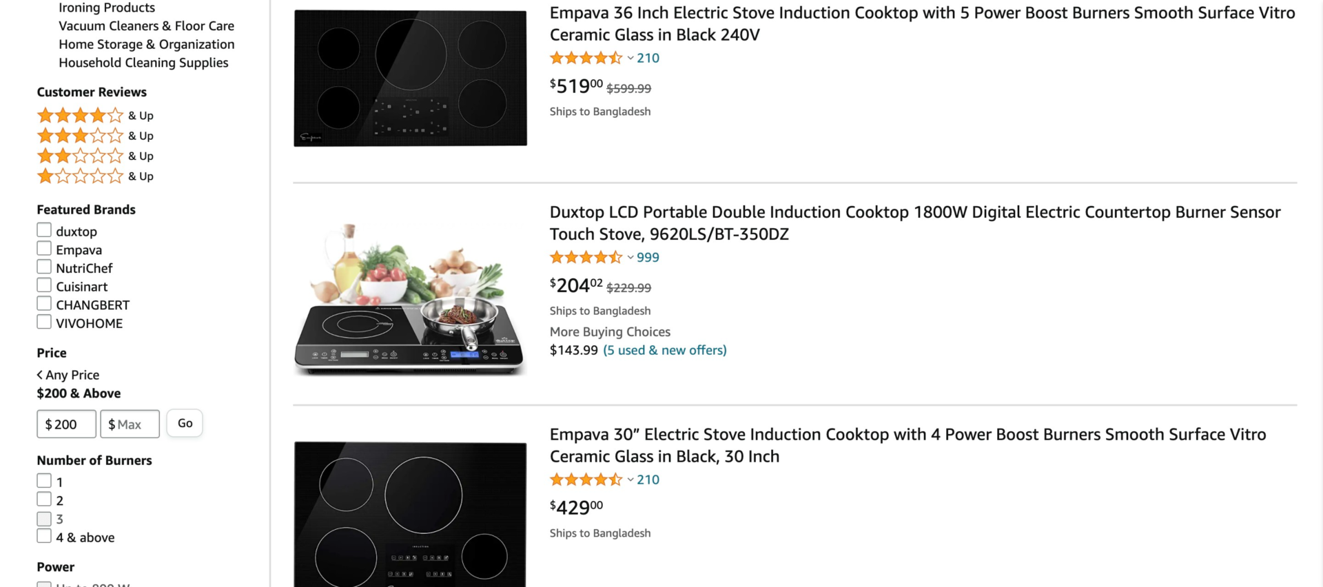 high-ticket dropshipping product Induction Cooktop 