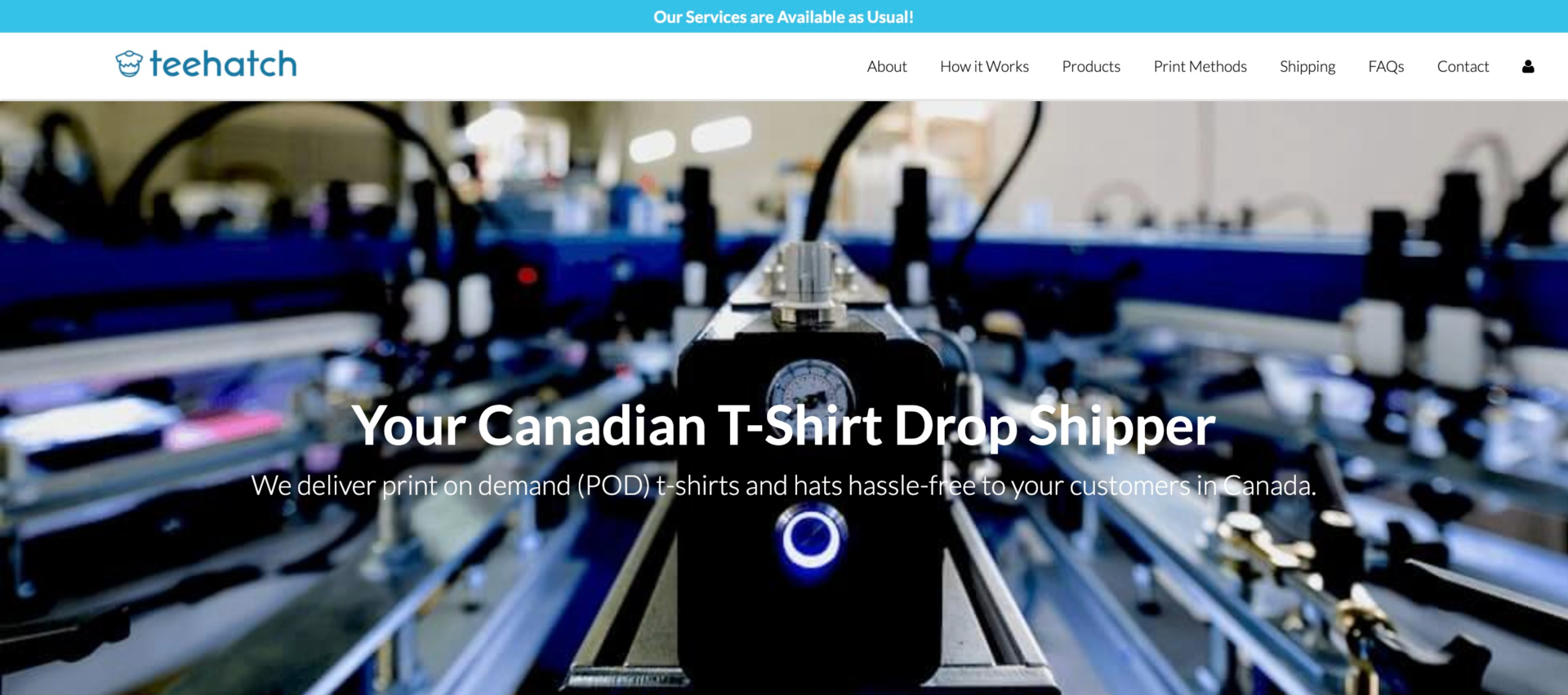 Canada's 12 Best Dropshipping Suppliers: Tee Hatch (Print on Demand) 