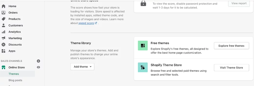 create and customize your online store homepage