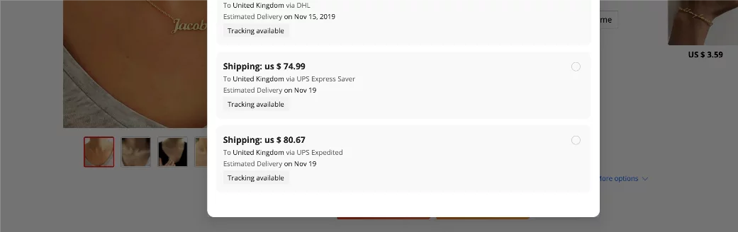 Fast shipping by AliExpress Standard Shipping with UPS 