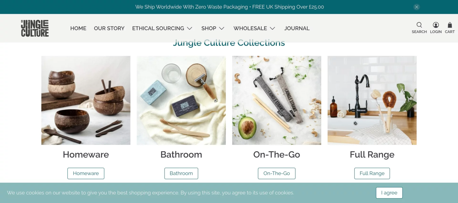 Jungle Culture Available Product Categories 