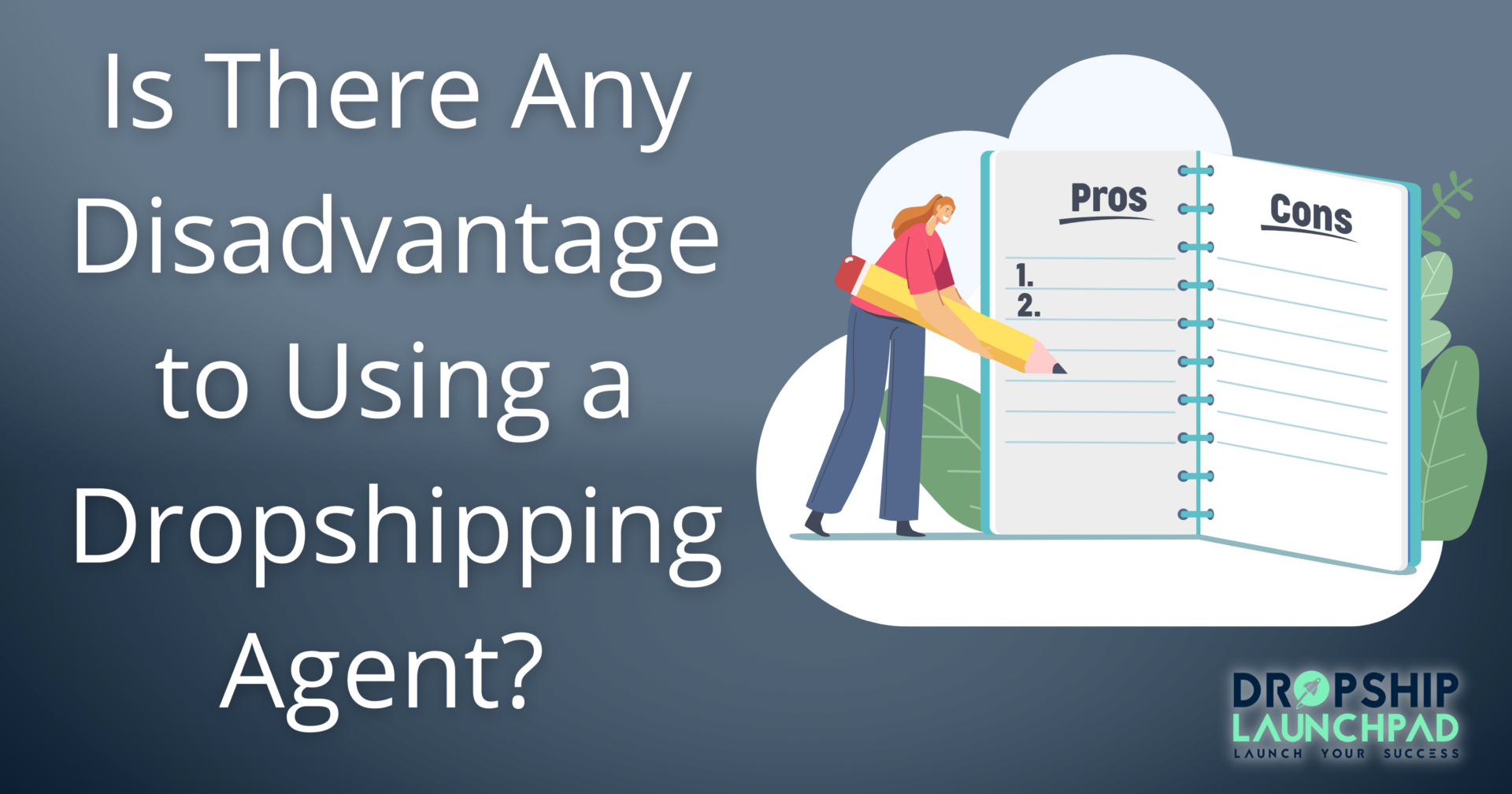 disadvantage to using a dropshipping agent