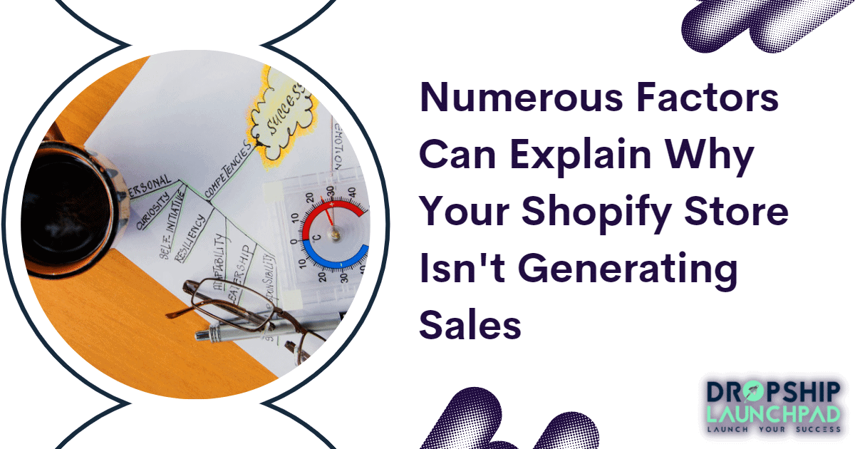 Numerous factors can explain why your Shopify store isn't generating sales.