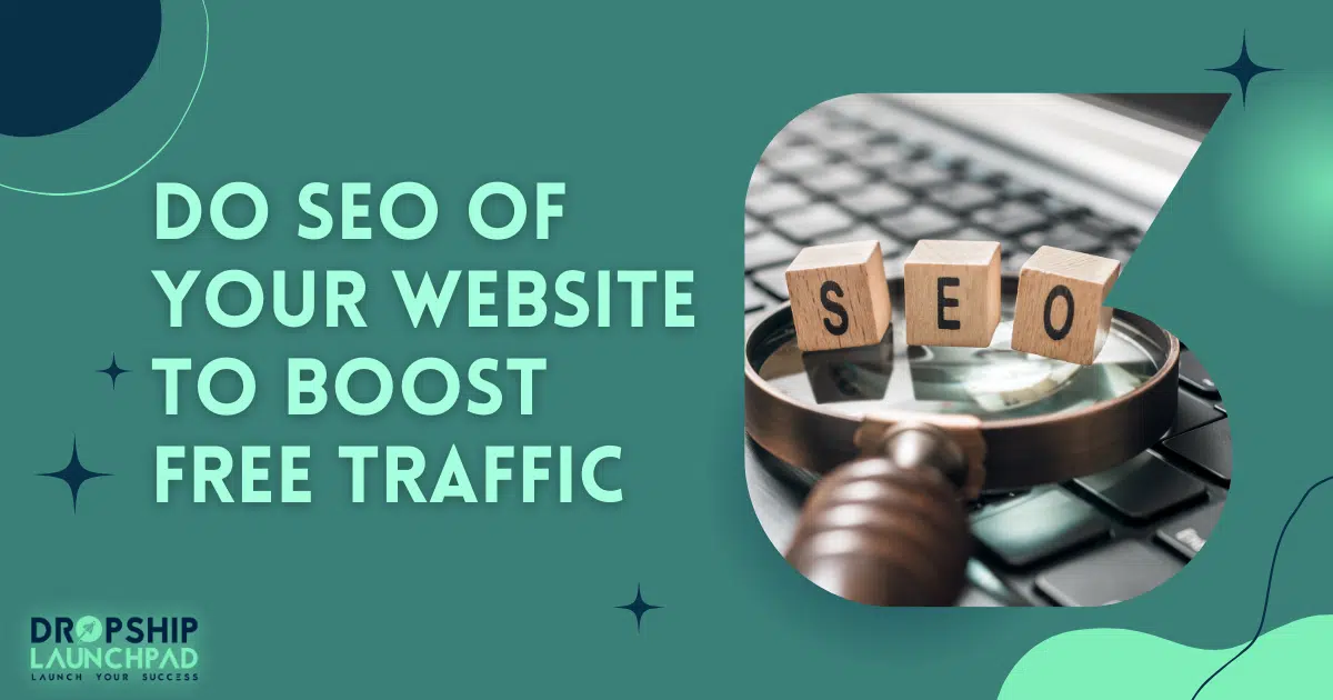 Do SEO of your website to boost free traffic.