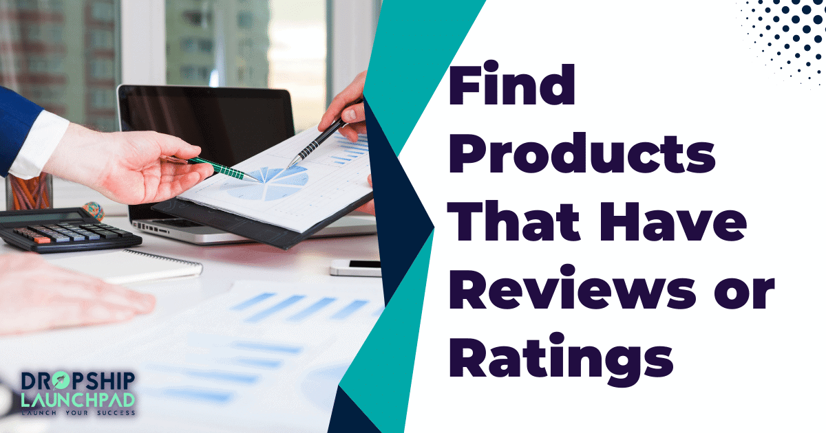 Find products that have reviews or ratings.