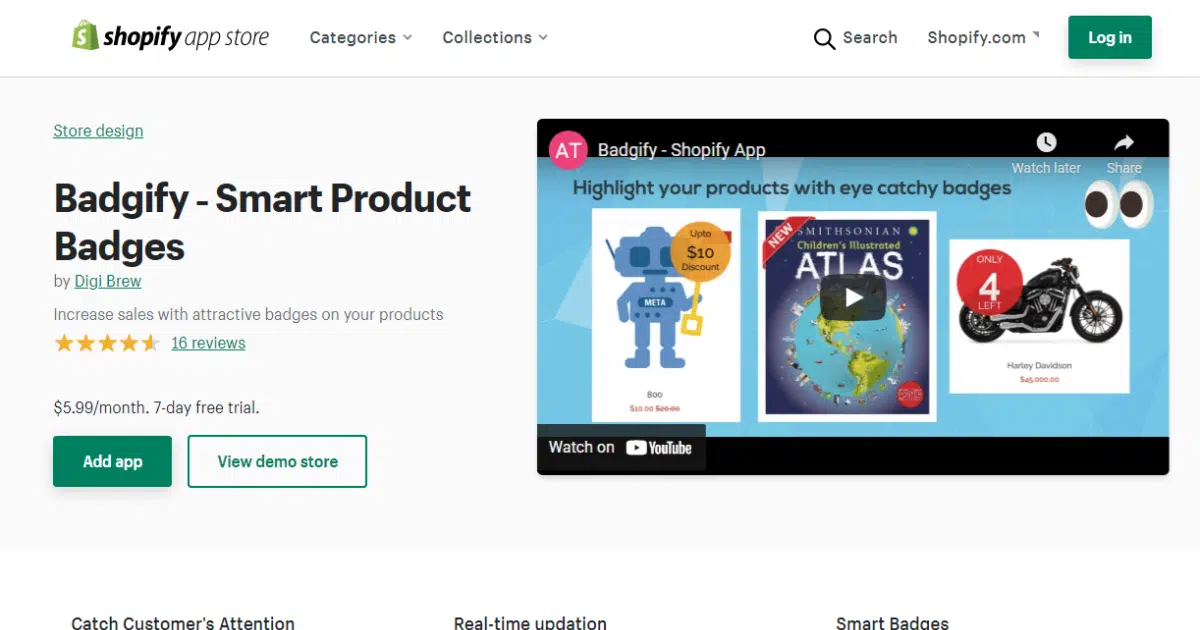App #7: Badgify ‑ Smart Product Badges by Digi Brew