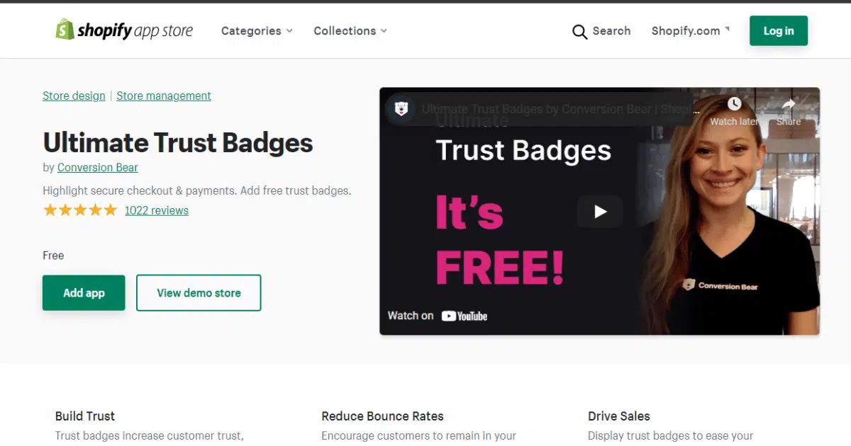 App #4: Ultimate Trust Badges by Conversion Bear