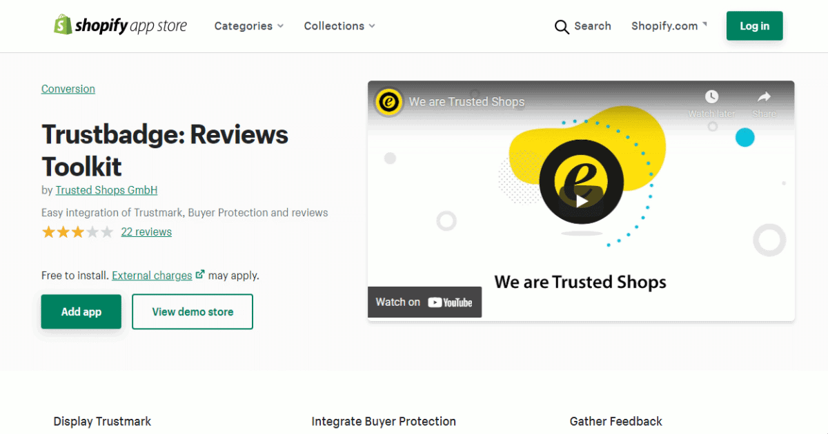 App #9: Trustbadge: Reviews Toolkit by Trusted Shops GmbH