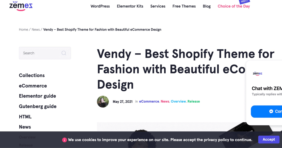 Vendy- Shopify dropshipping theme 4