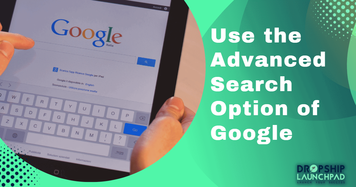 Tip21: Use the advanced search option of Google-