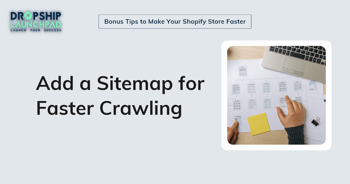 Add a sitemap for faster crawling.