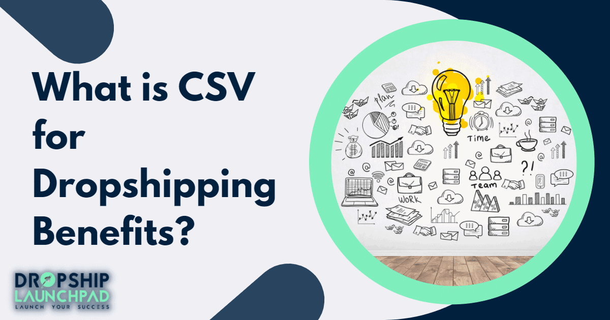 What is CSV for dropshipping benefits?