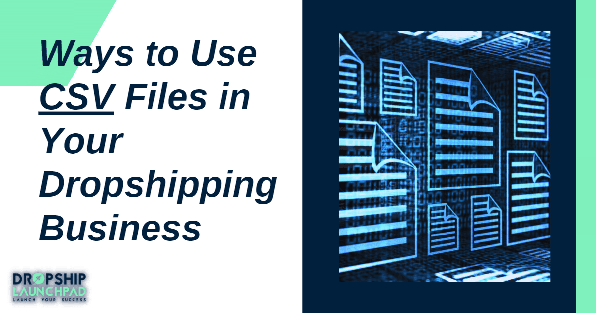 Ways to use CSV files in your dropshipping business