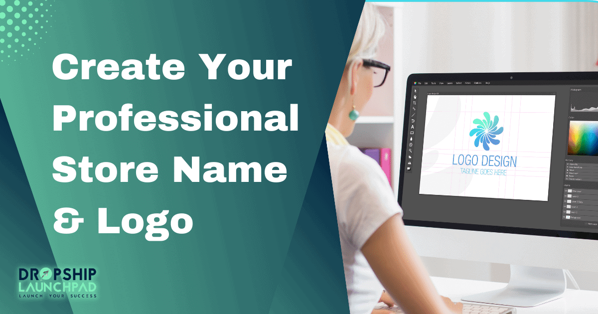 Create your professional store name and logo 