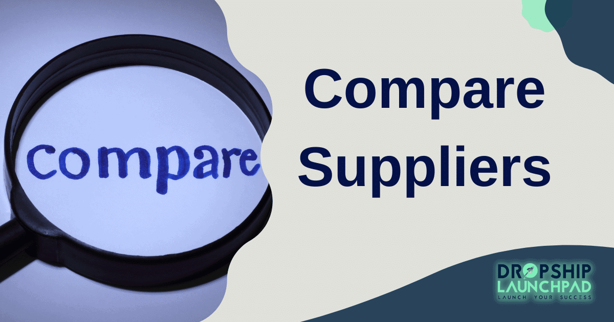 Compare suppliers