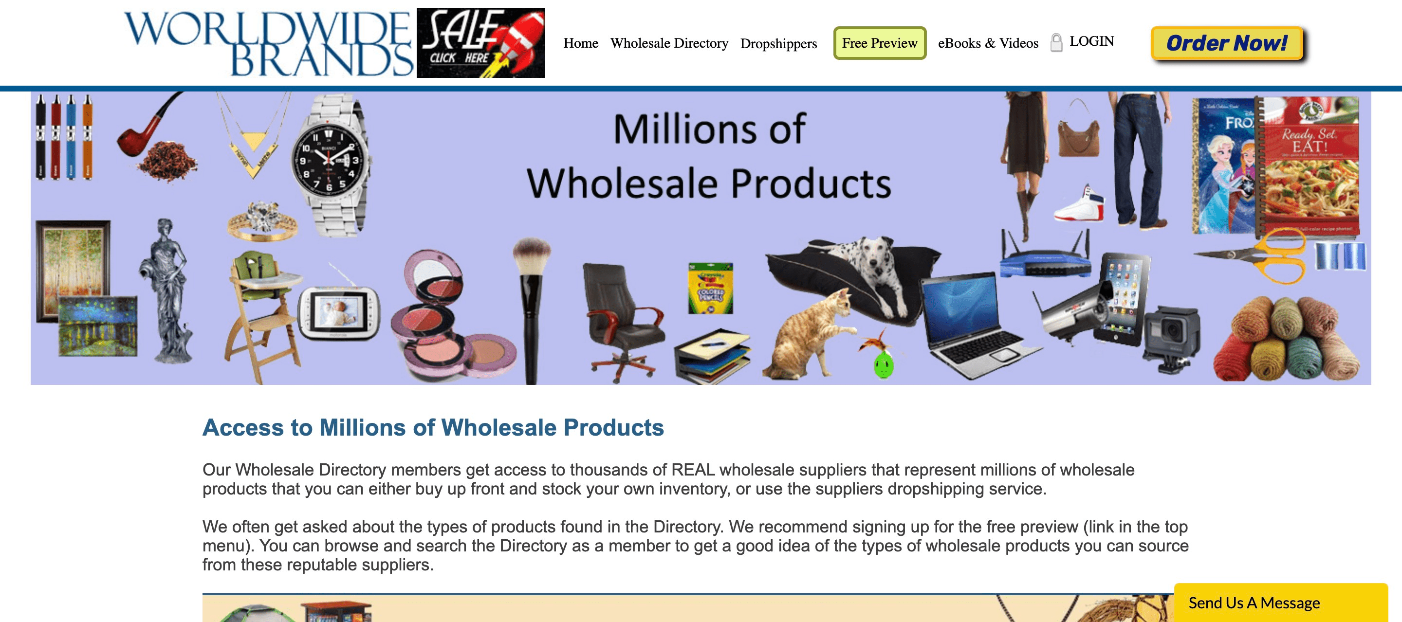 Wholesale Products available in Worldwide Brands directory