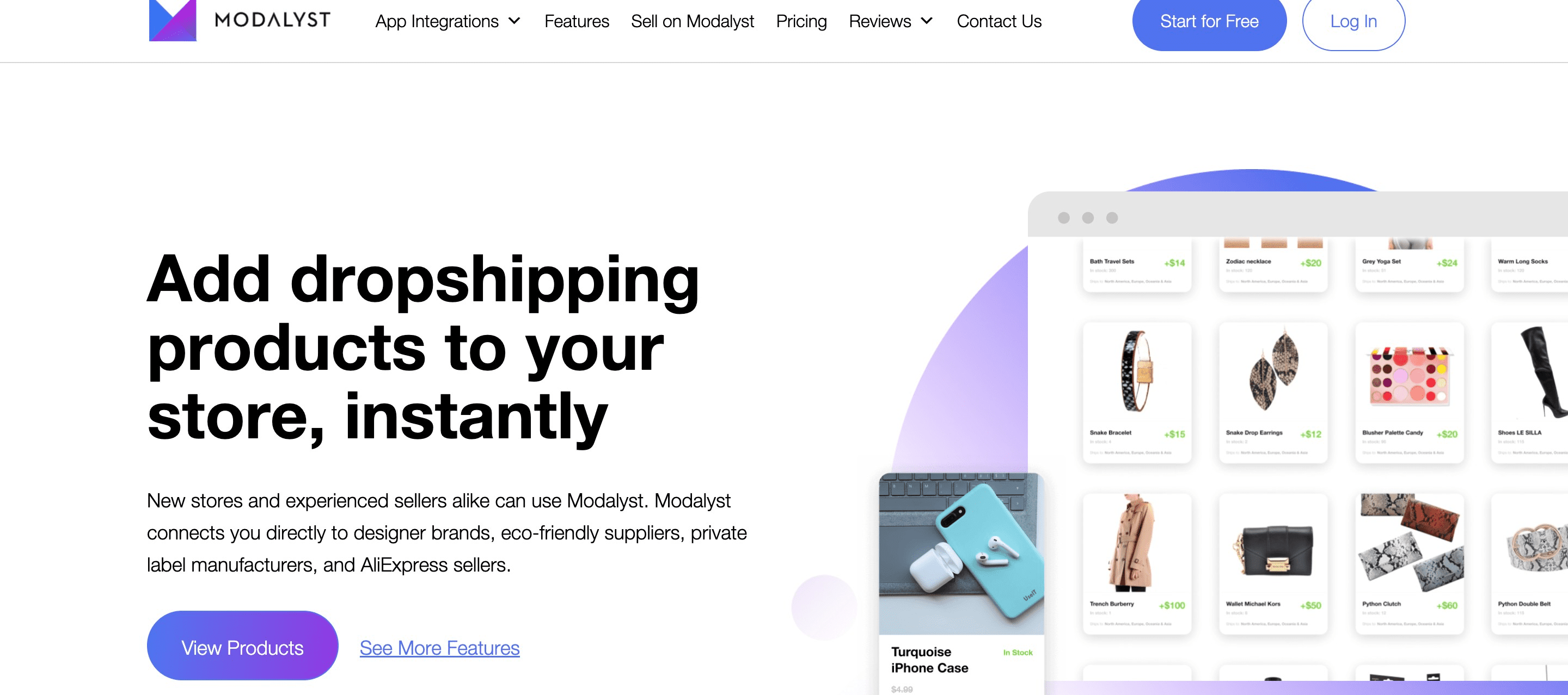 Shopify Dropshipping Suppliers: Modalyst