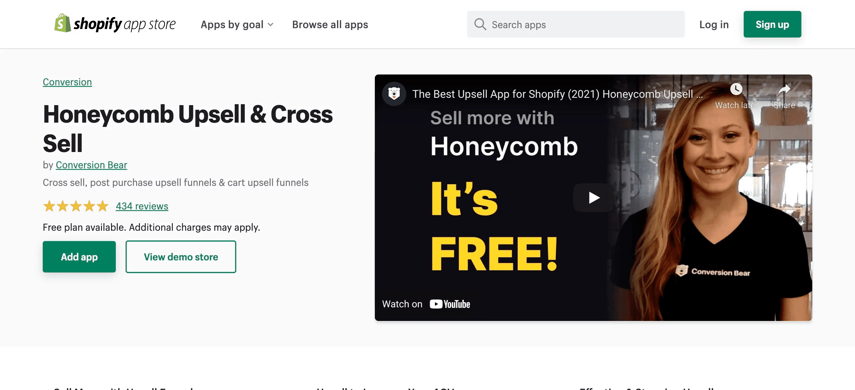 Honeycomb Upsell & Cross Sell