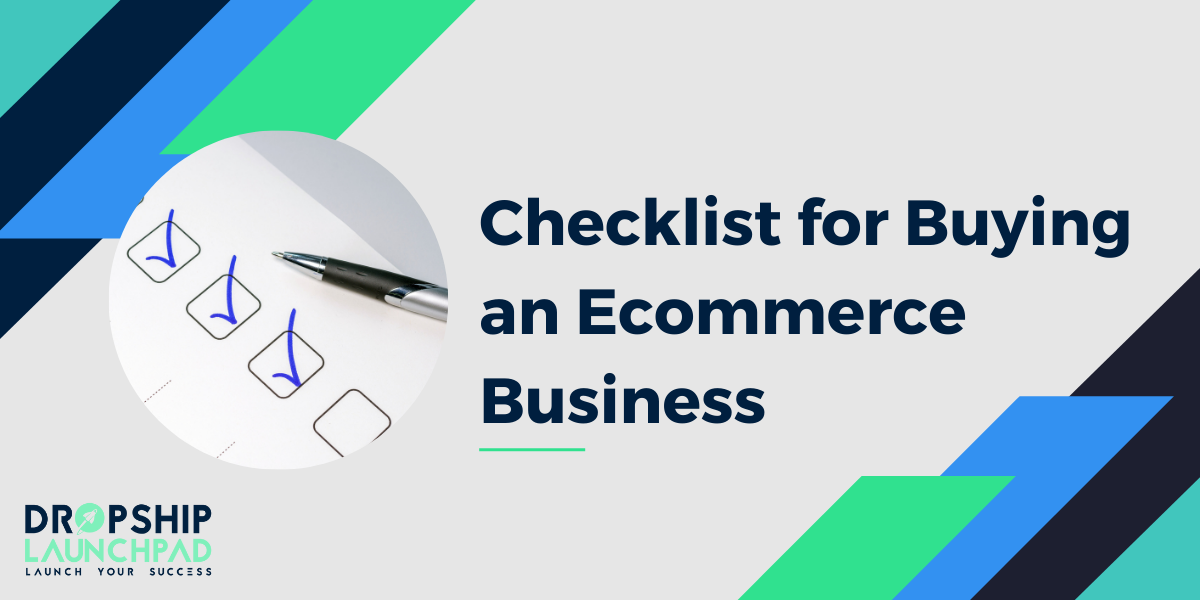 Checklist for Buying an Ecommerce Business