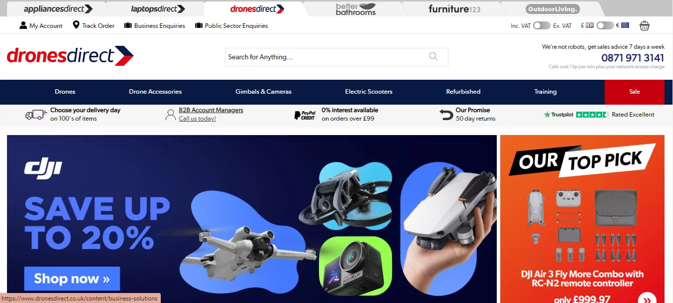 Best Drone Dropshipping Suppliers: Drones Direct