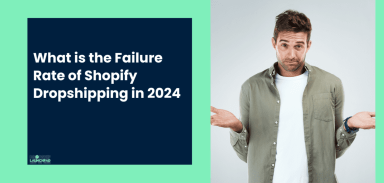 What is the failure rate of Shopify dropshipping in 2024