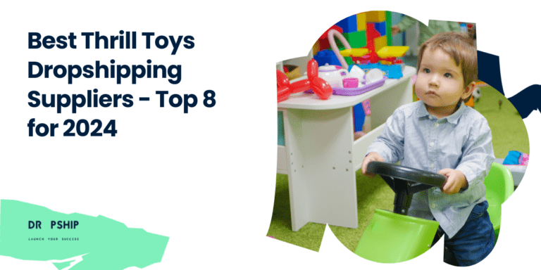 Best Thrill Toys Dropshipping Suppliers - [Top 8 for 2024]